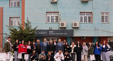 Muaythai Şampiyonlarından İl Müdürü Şahin’e Ziyaret