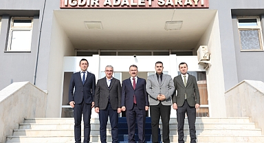 Vali Ercan Turan’dan Başsavcı Meriç Dede’ye Veda Ziyareti