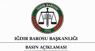 Iğdır Barosu’ndan Sert Tepki: “Savaş Değil Hukuk Esas Alınmalı”