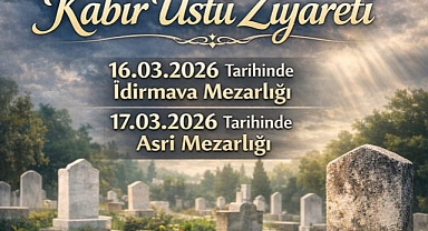 Murat Nargün’den Davet: İdirmava Mezarlığı’nda Dualarla Anma