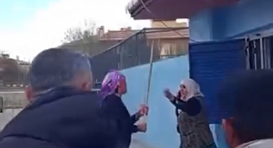 EĞİTİM YUVASINDA DEHŞET: CAM KIRDI, KADINI DÖVDÜ!