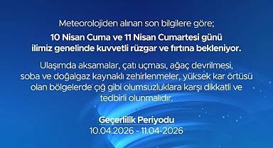 Iğdır İçin Fırtına Uyarısı: Dikkatli Olun!