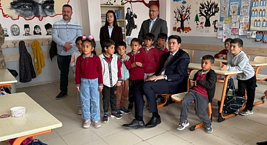 Kaymakam Erdoğan’dan Bulakbaşı Okuluna Ziyaret: Uluslararası Projeye Tam Destek