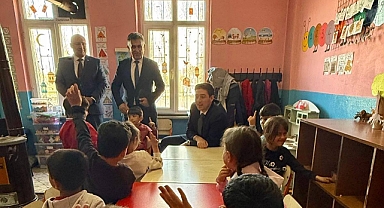 KAYMAKAM ERDOĞAN’DAN KÖY OKULUNA YAKIN İLGİ