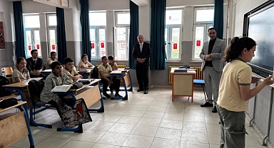 Kaymakam Fatih Erdoğan’dan Şehit Polis Nevzat Alagöz Ortaokulu’na Ziyaret