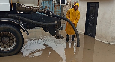 Melekli Belediyesi'nden Yağışa Hızlı Müdahale