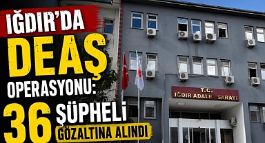 Dev Operasyon: Iğdır'da 36 Gözaltı