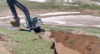 Şiddetli Yağışın Zarar Verdiği Sulama Kanalları Kısa Sürede Onarıldı