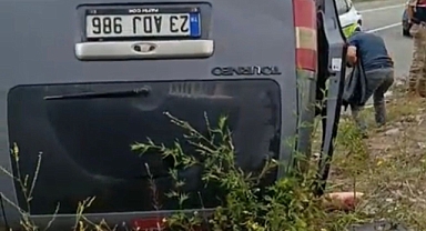 Virajda Kontrolünü Kaybetti, Taklalar Atarak Durabildi