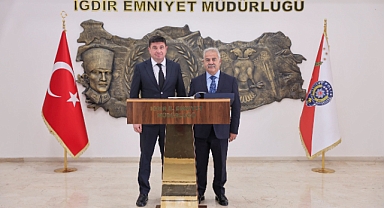 Azerbaycan Başkonsolosu Aliyev'den Emniyet Müdürü Turgay'a Veda Ziyareti