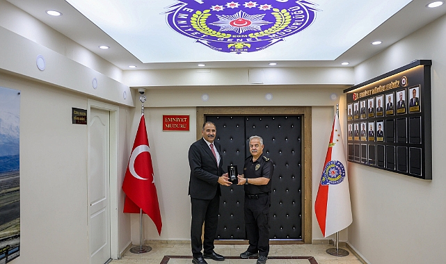 Aziz Gün'den Emniyet Müdürü Niyazi Turgay'a Veda Ziyareti