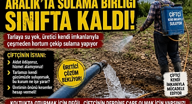Çiftçi Hortumla Tarla Suluyor Sulama Birliği Ne İş Yapıyor?