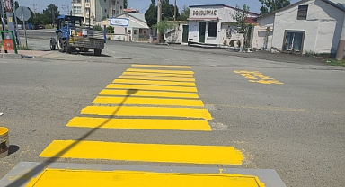 Iğdır'da Yaya Güvenliği İçin Önemli Adım! Eksik Yaya Geçitleri Yenileniyor