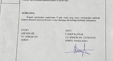     İnternette Araç Satacaklar Dikkat! 30 Bin TL’lik Kapora Vurgunu