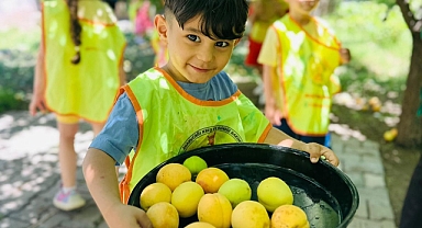 Minik Öğrenciler Kayısı Bahçesinde Doğayı Keşfetti